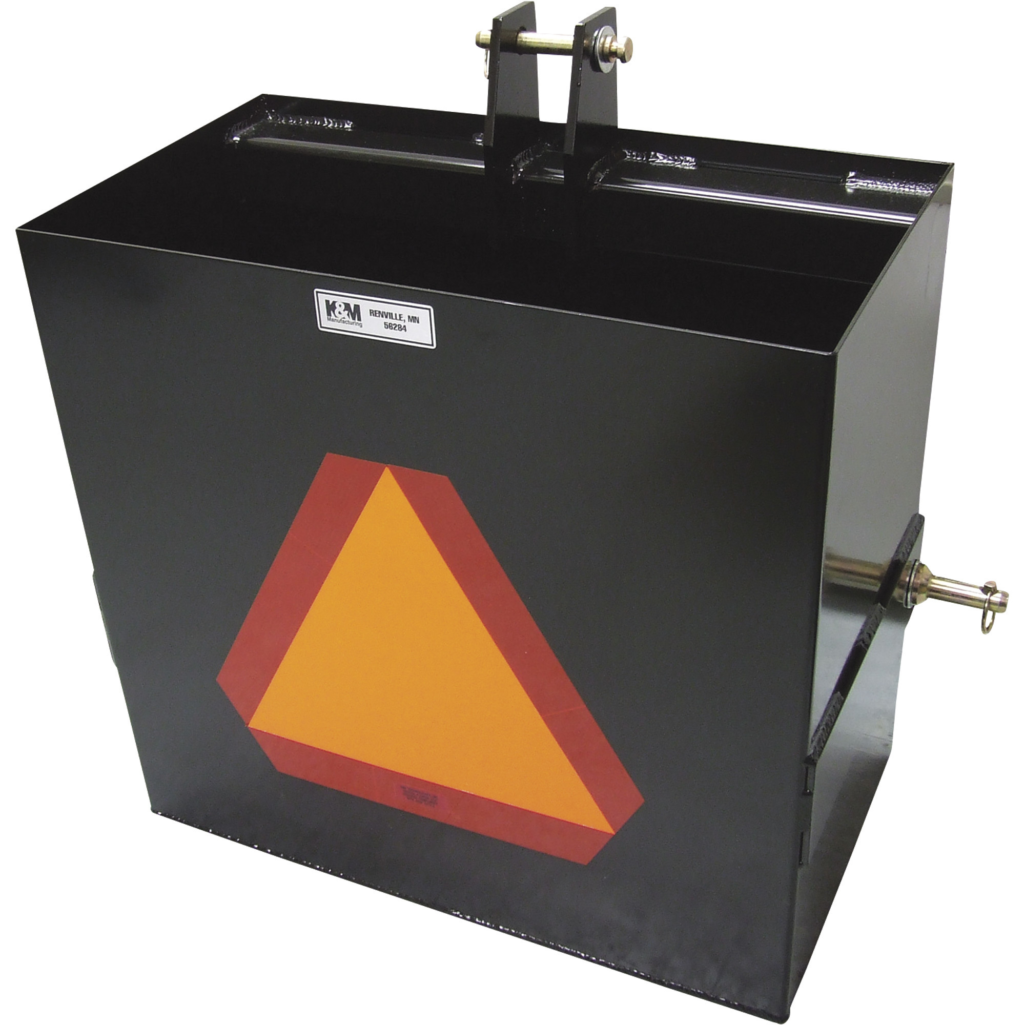 K & M Category 1 Ballast Box, For 3050 HP Tractors, Model 1812